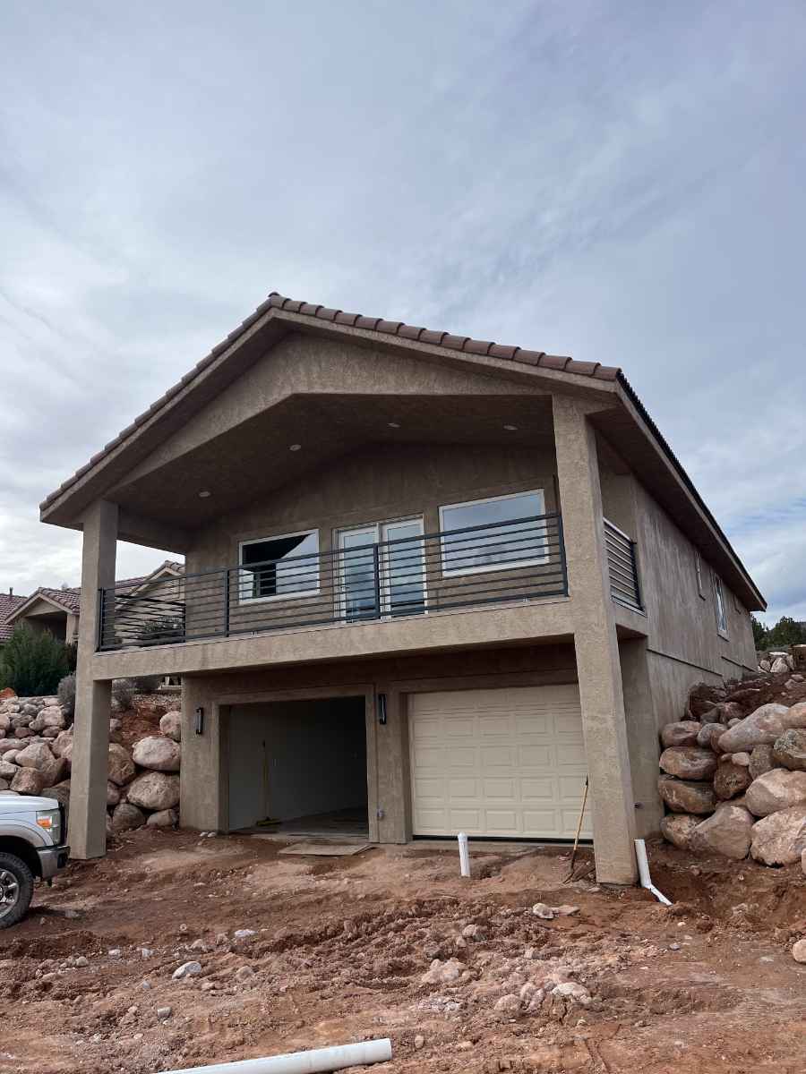 Custom metal railings